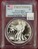 2013-W Silve Eagle OCGS MS69 Enhanced Mint State.