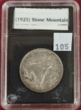 1925 Stone Mountain Commemorative Half Dollar AU+.