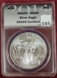 2014 Silver Eagle ANACS MS69.