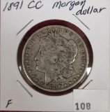 1891-CC Morgan Dollar F.