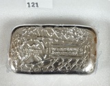 10 Troy Oz. Pioneer .999 Silver Poured Bar.