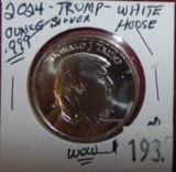 2024 Trump 1 Oz. .999 Silver Round UNC.