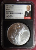 2025 Silver Eagle MS70.