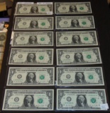(12) 2021 $1 FRN UNC (all 12 Banks). WOW!
