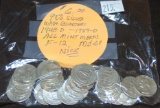(24) Washington Quarters 90% Silver 1948-D - 1959-D (all 