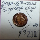 2024 $5 Gold Eagle1/10th Oz. BU.
