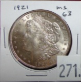 1921 Morgan Dollar.