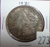 1921 Morgan Dollar.
