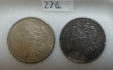1900, 1921 Morgan Dollars.