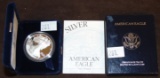 1999 Silver Eagle (in original box with COA).