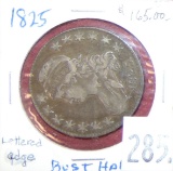 1825 Bust Half Dollar.