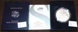 2007-W Silver Eagle (with box and paper).