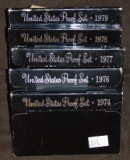 (5) U.S. Proof Sets: 1974, 1976-1979.