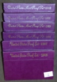 (6) U.S. Proof Sets: 1985, 1987-1989, 1992-1993.
