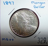 1897 Morgan Dollar.