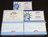 (5) 1982 U.S. Proof Sets: 2006, 2007, 2008, (2) 2009.