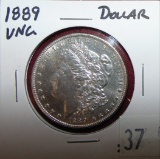 1889 Morgan Dollar.