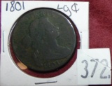 1801 Draped Bust Cent.