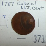 1787 Colonial New Jersey Cent.