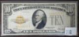 Series of 1928 $10 Gold Certificate.