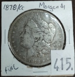 1878-CC Morgan Dollar.