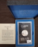1884-CC Morgan Dollar UNC with box and paper.