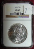 1889 Morgan Dollar NGC MS62.