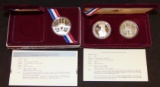 1983, 1984 Olympic Silver Dollars.