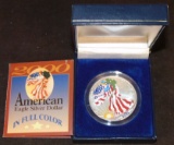 2000 Silver Eagle in Color .999 Silver.