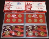 2003, 2005 U.S Silver Proof Sets.