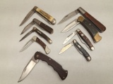 (9Pcs.) ASSORTED FOLDING KNIVES