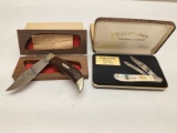 (2Pcs.) BOXED CASE FOLDING KNIVES