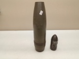 (2Pcs.) ASSORTED INERT ARTILLERY SHELLS