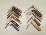 (11Pcs.) ASSORTED FOLDING KNIVES