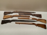 (6 PCS.) SPORTERIZED MAUSER STOCKS, WOOD
