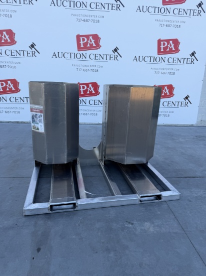 New J&E Quick Attach Auger Caddy W/ Fork Inserts
