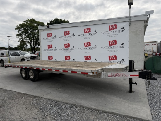 2013 Lanchester 8'x24' Deckover Equipment Trailer