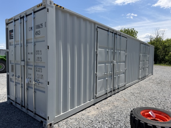 Used 40 Ft High Cube Multi Door Container
