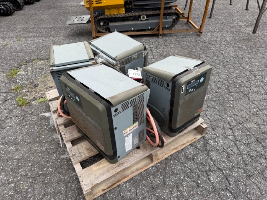 (4) Used Forklift Chargers