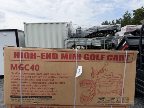 New SDLANCH MGC40 Mini Golf Cart Red