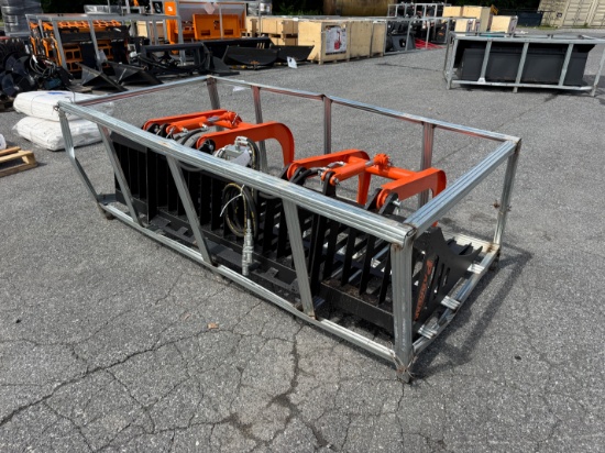 New PA Break Quick Attach 80" Rock Grapple Bucket