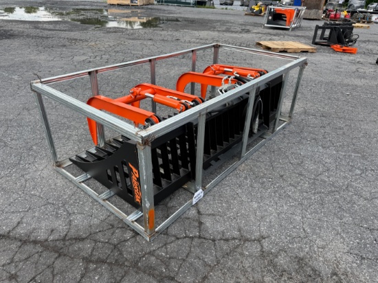 New PA Break Quick Attach 80" Rock Grapple Bucket