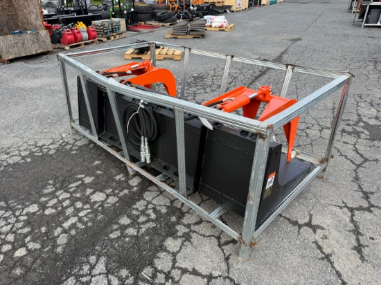 New PA Break Quick Attach 78" Grapple Bucket