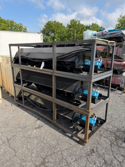 (3X) New Mower King 72" Quick Attach Roto Tiller
