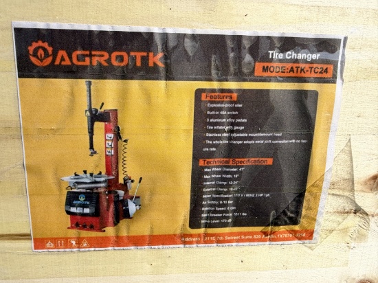 New AGT Stationary Tire Changer
