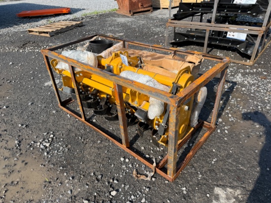New AGT 48" 3 Point Hitch Roto Tiller Attachment