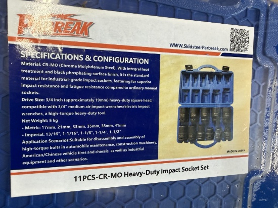(3) New PA Break Heavy Duty Socket Set