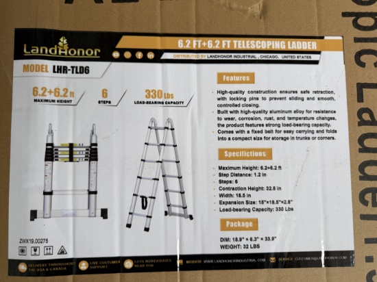New Landhonor 6'' Telescopic Ladder