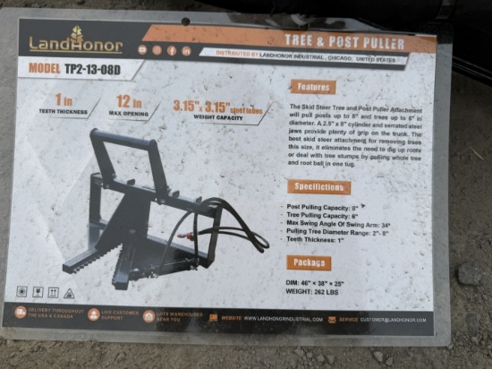 New Landhonor Quick Attach Tree & Post Puller