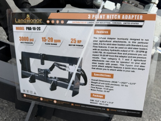 New Landhonor 3 Point Hitch Adapter Attachment